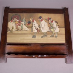 Liberty & Co Pipe rack with John Hassall Litho c1900
