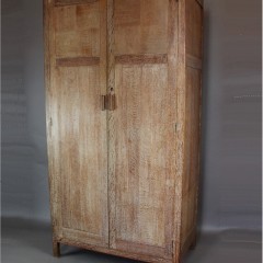 1930's Heals limed oak wardrobe from the Russet range