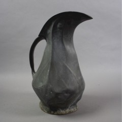 Arts and Crafts / Nouveau Kayserzinn pewter jug. c1900