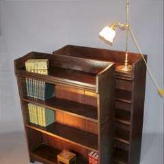 Oak Liberty & Co arts and crafts bookcase c1900