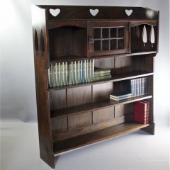 Liberty & Co Bookcase - Pierced Hearts & Trees