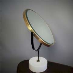Marble and brass Mid-Century Vanity mirror