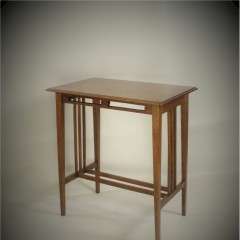 Oak rectangular side table