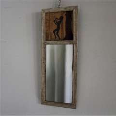 Rowley Gallery Pan marquetry mirror