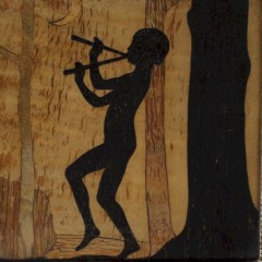 Rowley Gallery Pan marquetry mirror