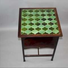 Shapland and Petter tiled top occasional table