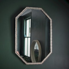 Rowley Gallery art deco silvered wall mirror