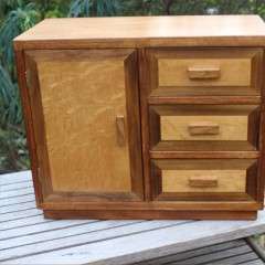 Table top cabinet in the Cotswold School manner