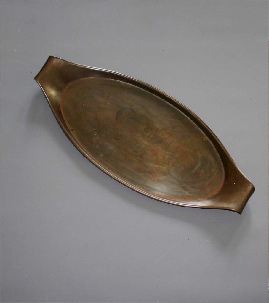 Arts and Crafts copper tray by Benson.